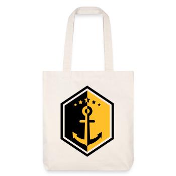Marin / Marine / Bâteau / Ancre / Mer - Tote bag épais recyclé Stanley/Stella - blanc cassé - Devant
