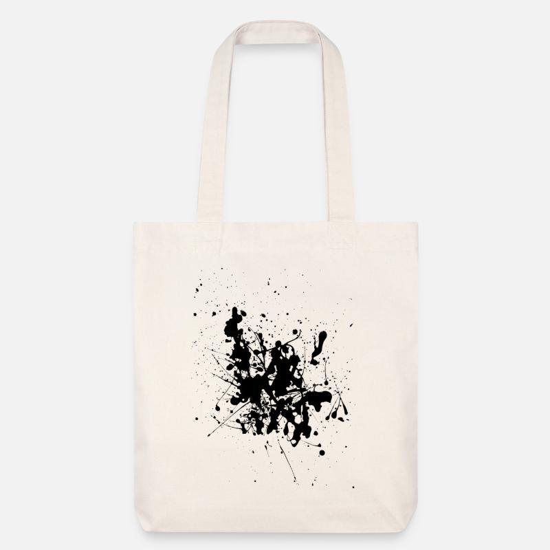 Black.Splash - Stanley/Stella recycelter Heavyweight Stoffbeutel - Naturweiß