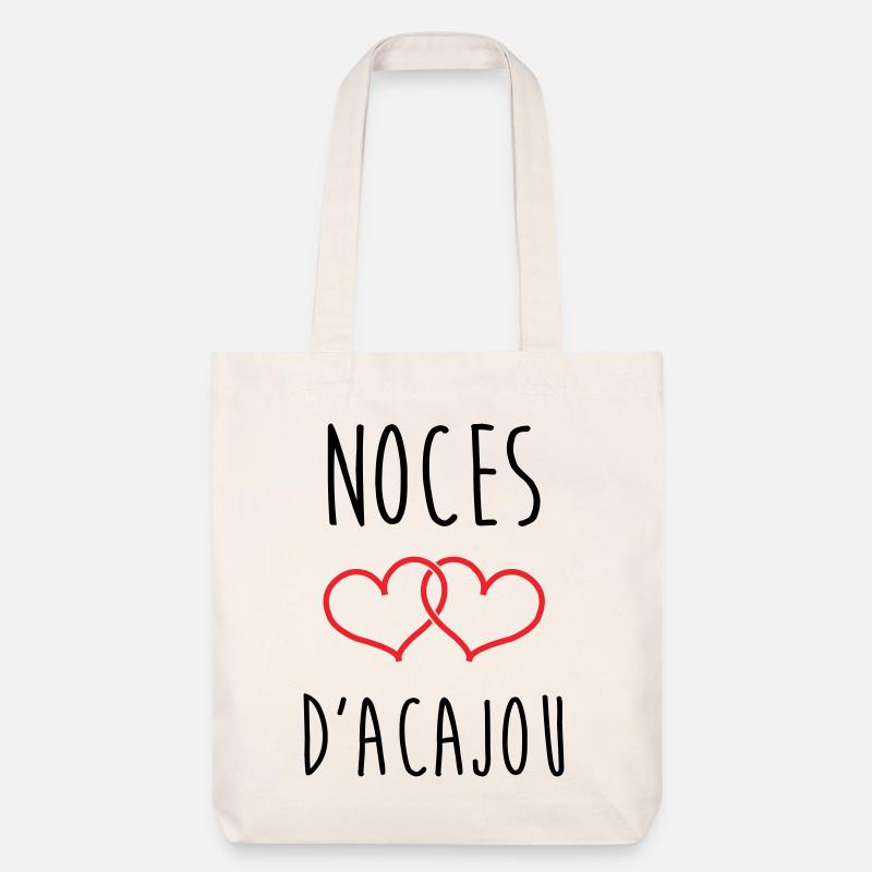 noces d'acajou 27 ans de mariage - Tote bag épais recyclé Stanley/Stella - blanc cassé