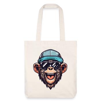 Drôle de singe - Tote bag épais recyclé Stanley/Stella - blanc cassé - Devant