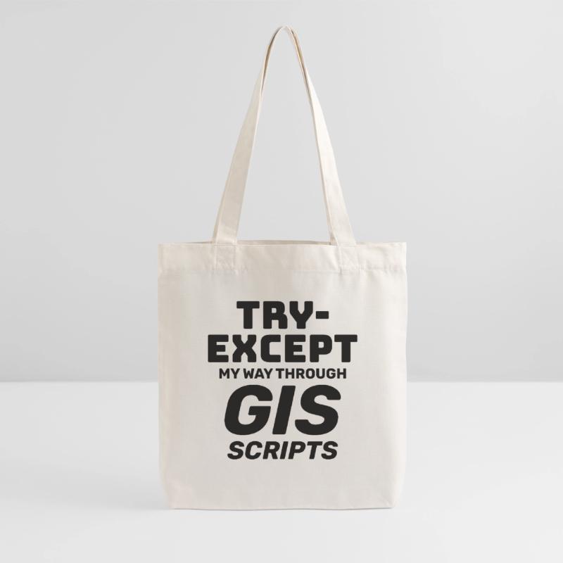 GIS Scripts Programming Try Except Debugging Stanley/Stella Heavyweight Recycled Tote Bag