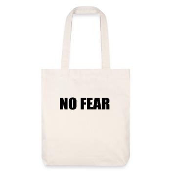 No fear - Stanley/Stella Heavyweight Recycled Tote Bag - natural white - Front