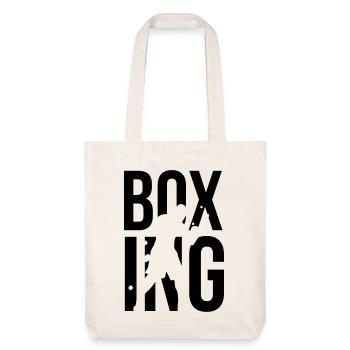 boxing boxen - Stanley/Stella recycelter Heavyweight Stoffbeutel - Naturweiß - Vorne