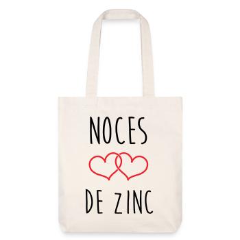 Zinc Wedding 76 Years - Stanley/Stella Heavyweight Recycled Tote Bag - natural white - Front