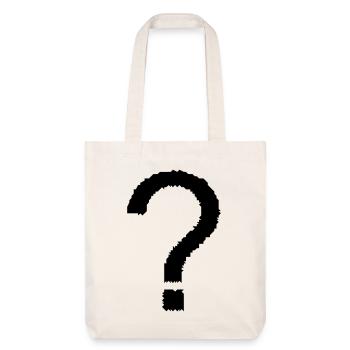 Question mark - Stanley/Stella Heavyweight Recycled Tote Bag - natural white - Front