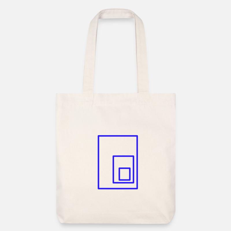 rectangles - Stanley/Stella Heavyweight Recycled Tote Bag - natural white