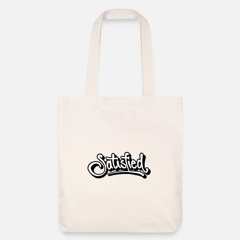 satisfied! - Stanley/Stella Heavyweight Recycled Tote Bag - natural white
