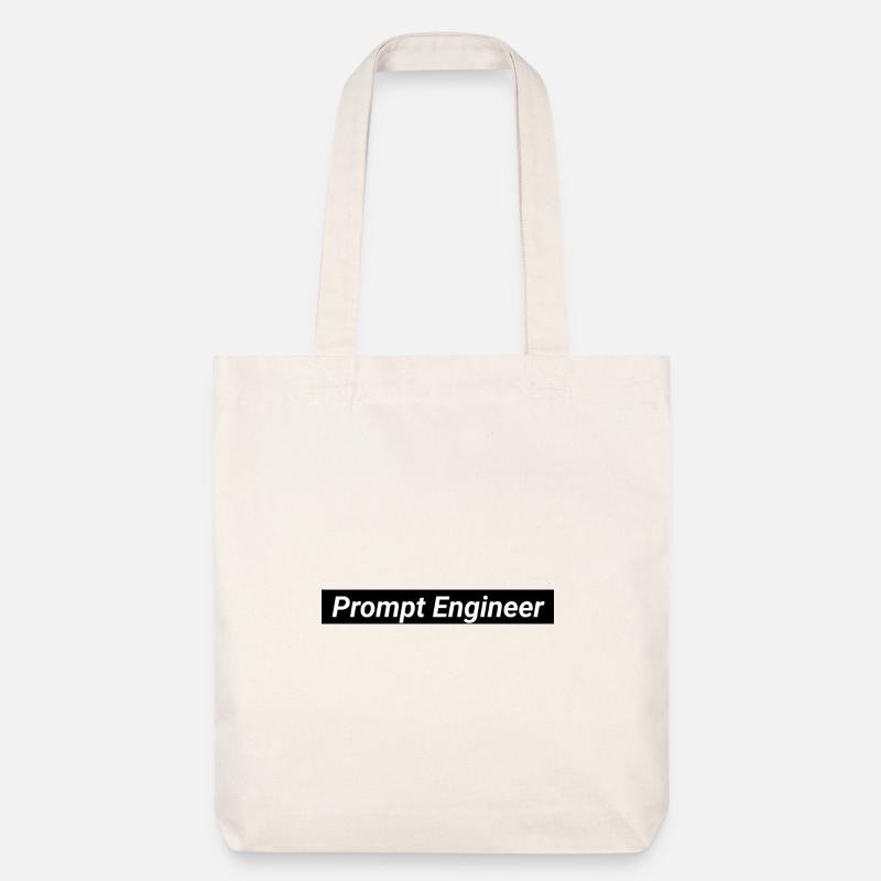 Prompt Engineer Artificial Intelligence - Stanley/Stella Heavyweight Recycled Tote Bag - natural white