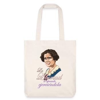 Clara Campoamor - Bolsa de tela heavyweight recycled Stanley/Stella - blanco natural - delante