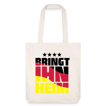 ramener à la maison! Trophée de la Coupe du Monde - Tote bag épais recyclé Stanley/Stella - blanc cassé - Devant