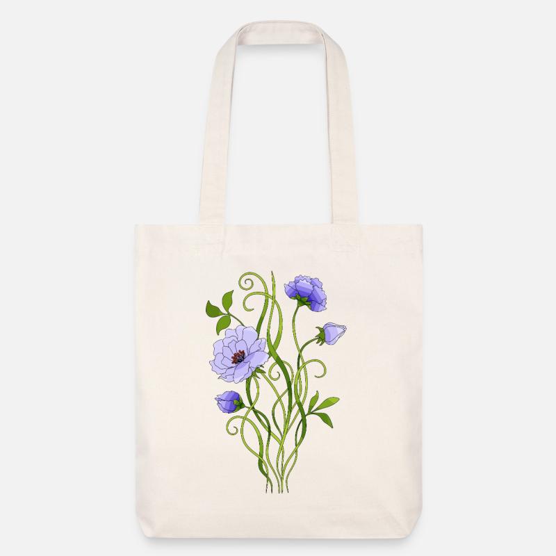 Fleur - Tote bag épais recyclé Stanley/Stella - blanc cassé