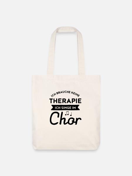 Therapie - Chor - Stanley/Stella recycelter Heavyweight Stoffbeutel - Naturweiß