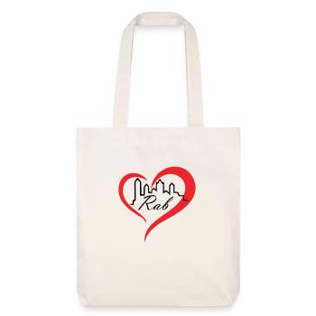 Rab Vibes – La pure magie de l’île - Tote bag épais recyclé Stanley/Stella - blanc cassé - Devant