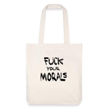fuck your morals FEMEN - Stanley/Stella recycelter Heavyweight Stoffbeutel - Naturweiß - Vorne
