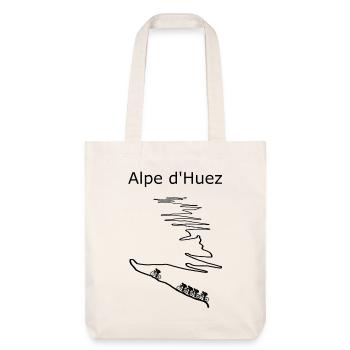 Oeil du Monte Huez avec panache de neige - Tote bag épais recyclé Stanley/Stella - blanc cassé - Devant