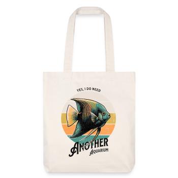 Aquarium Scalar Retro Design, Chemise de poisson Vintage - Tote bag épais recyclé Stanley/Stella - blanc cassé - Devant