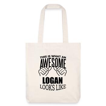 Logan - Tote bag épais recyclé Stanley/Stella - blanc cassé - Devant