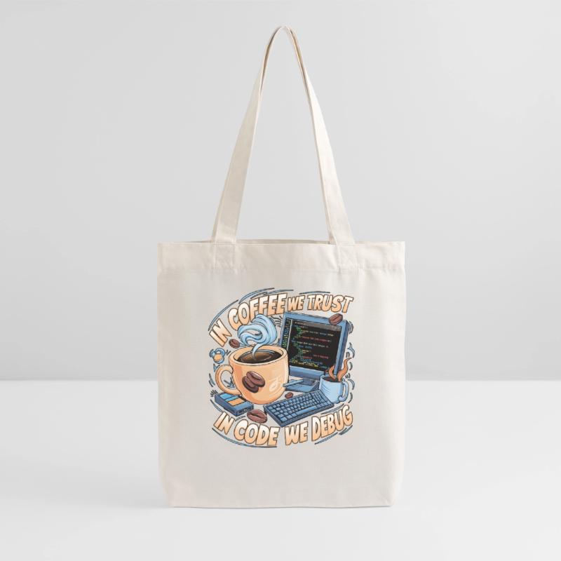CoffeeCode Debug : Dans le code, nous déboguons Tote bag épais recyclé Stanley/Stella