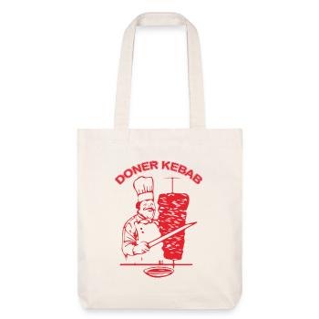 Doner kebab - Tote bag épais recyclé Stanley/Stella - blanc cassé - Devant