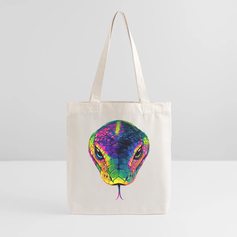 Serpent Python Cobra Mamba Serpent à sonnettes Serpent Tote bag épais recyclé Stanley/Stella
