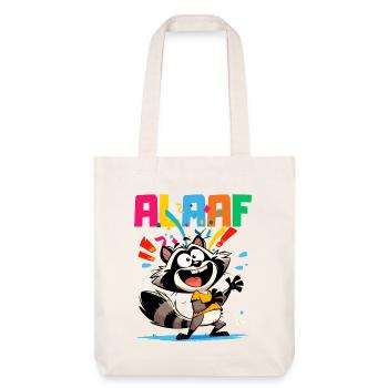 Carnaval raton laveur Cologne Alaaf Costume Cologne Drôle - Tote bag épais recyclé Stanley/Stella - blanc cassé - Devant