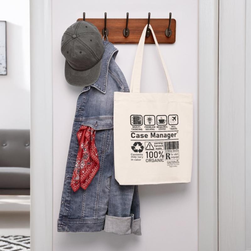 Case Manager multi tasking problem solving require Stanley/Stella Heavyweight Recycled Tote Bag