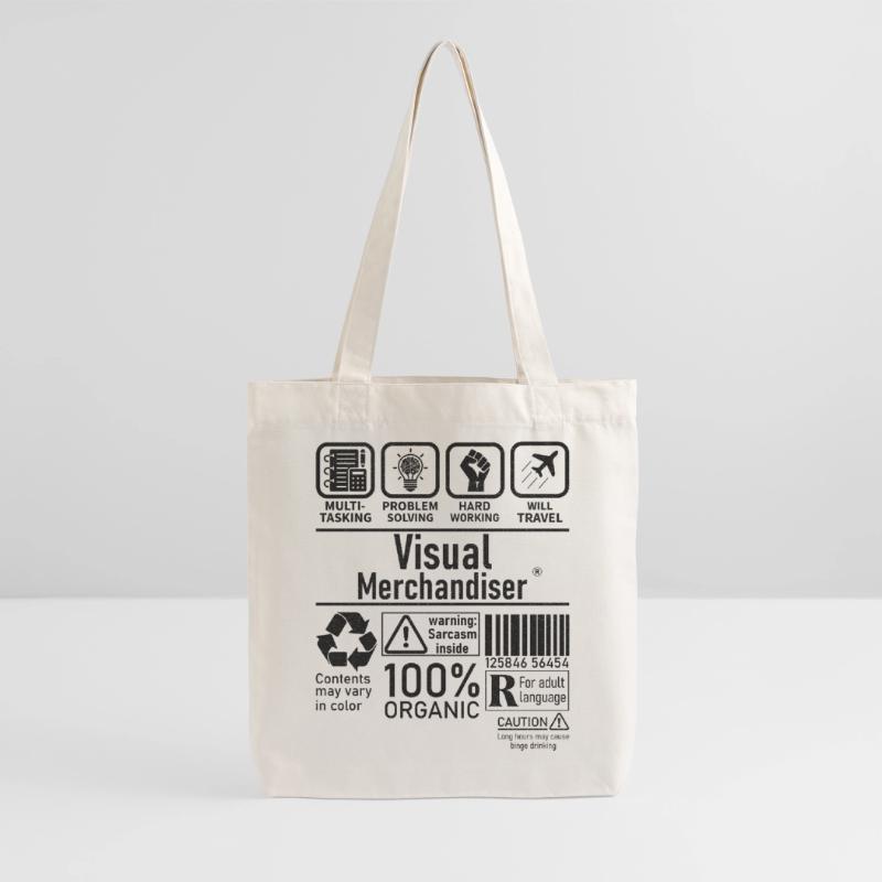 Visual Merchandiser multi tasking problem solving Stanley/Stella Heavyweight Recycled Tote Bag