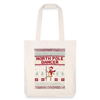 Danseuse du pôle Nord – Noël inapproprié pour - Tote bag épais recyclé Stanley/Stella - blanc cassé - Devant