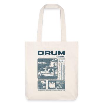 Rock Drummer Drum Player Streetwear - Stanley/Stella Heavyweight Recycled Tote Bag - natural white - Front