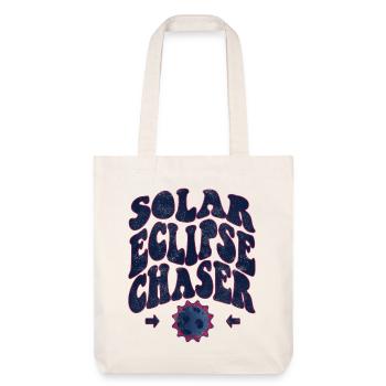 Solar eclipse chaser - Stanley/Stella Heavyweight Recycled Tote Bag - natural white - Front
