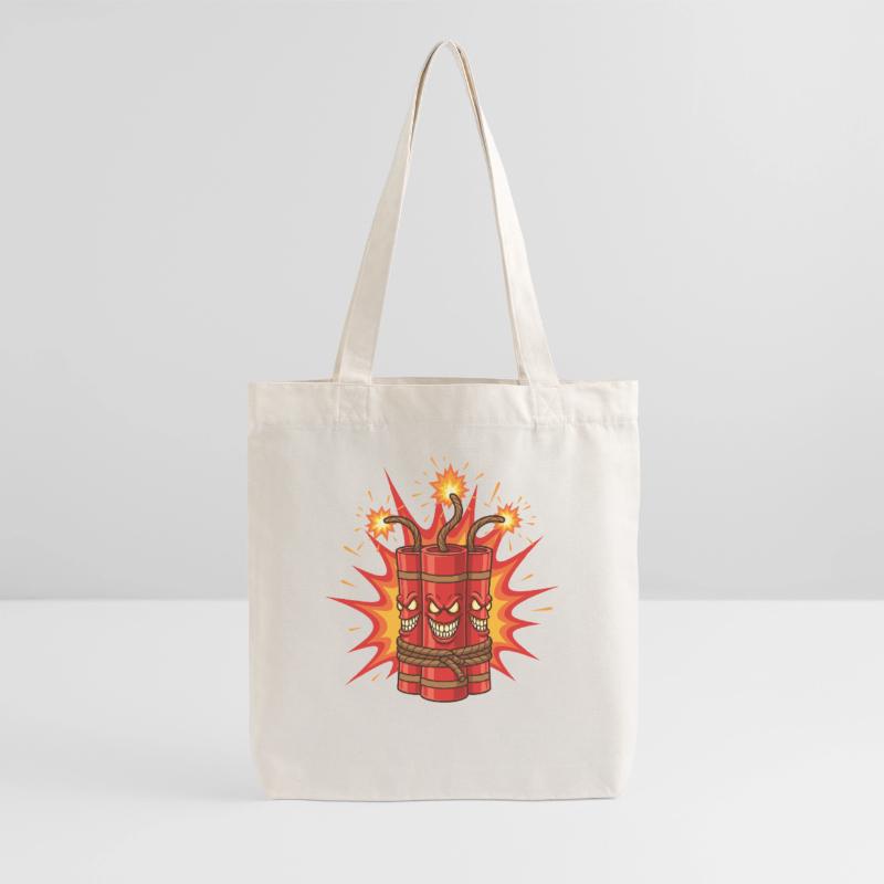 Exploding Dynamite Art Stanley/Stella Heavyweight Recycled Tote Bag