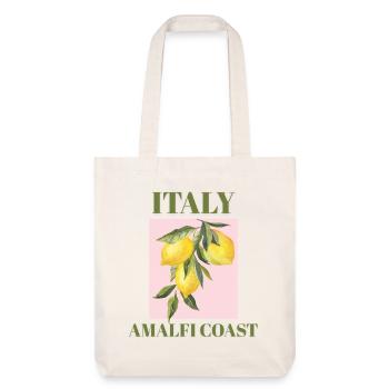 Plage de vacances sur la côte Amalfitaine Citrons Mode - Tote bag épais recyclé Stanley/Stella - blanc cassé - Devant