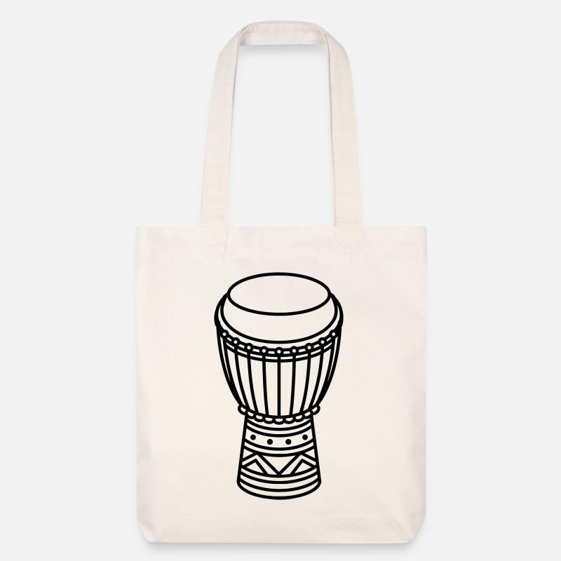 djembe - Stanley/Stella recycelter Heavyweight Stoffbeutel - Naturweiß
