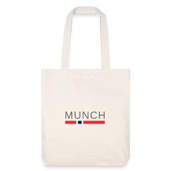 Munch Norwegen - Stanley/Stella recycelter Heavyweight Stoffbeutel - Naturweiß - Vorne