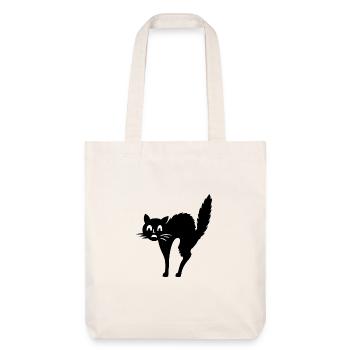 Cat fear - Stanley/Stella Heavyweight Recycled Tote Bag - natural white - Front