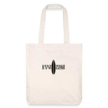 surfer maintenant travailler plus tard 2 - Tote bag épais recyclé Stanley/Stella - blanc cassé - Devant