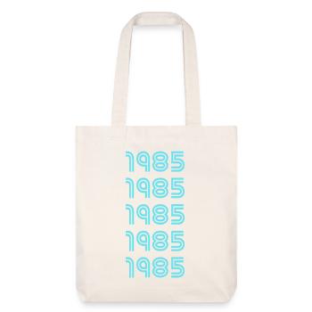 Year of birth 1985 - Stanley/Stella Heavyweight Recycled Tote Bag - natural white - Front