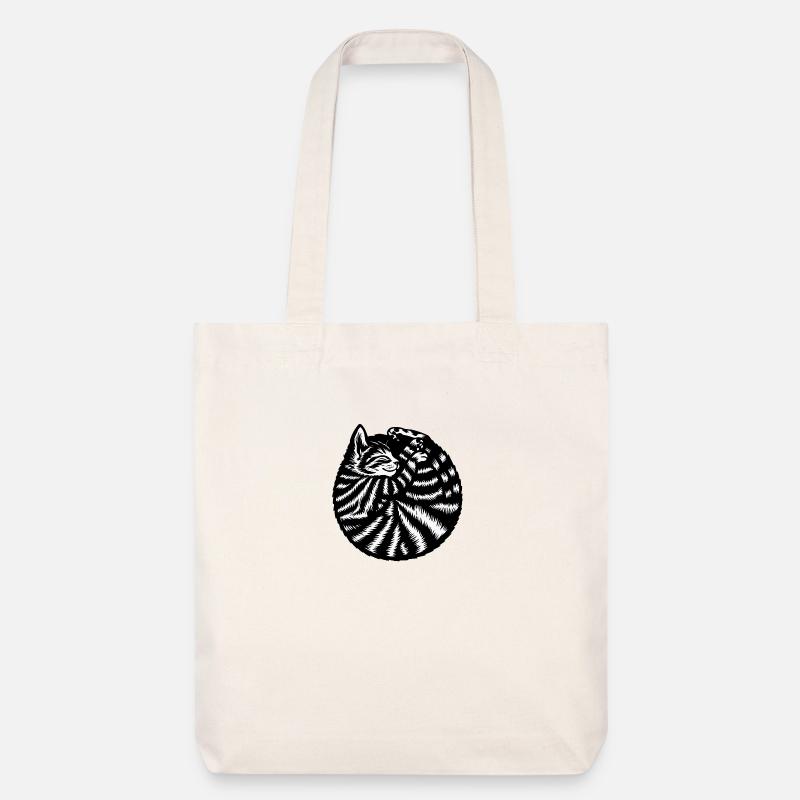 Chat Chat mignon - Tote bag épais recyclé Stanley/Stella - blanc cassé
