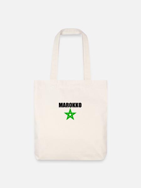 Marokko - Stanley/Stella recycelter Heavyweight Stoffbeutel - Naturweiß