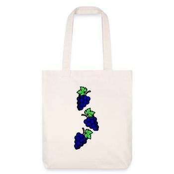Grapes Symbol Grapes - Stanley/Stella Heavyweight Recycled Tote Bag - natural white - Front