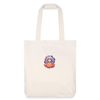 Anime Girl - Stanley/Stella Heavyweight Recycled Tote Bag - natural white - Front