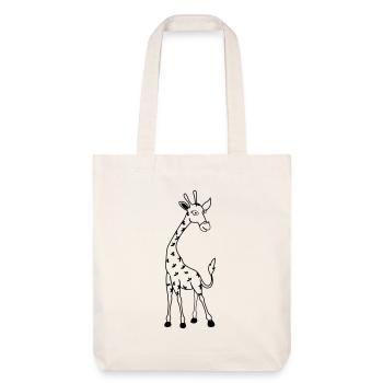 Giraffe 01 - Stanley/Stella Heavyweight Recycled Tote Bag - natural white - Front