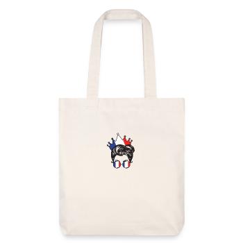 French Girl France Girl French France Women - Stanley/Stella Heavyweight Recycled Tote Bag - natural white - Front