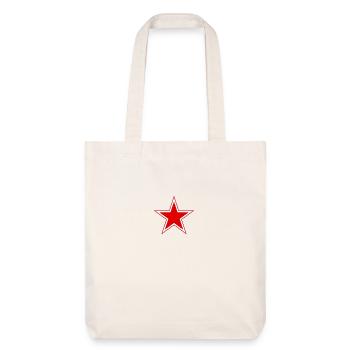 RED STAR - Stanley/Stella Heavyweight Recycled Tote Bag - natural white - Front