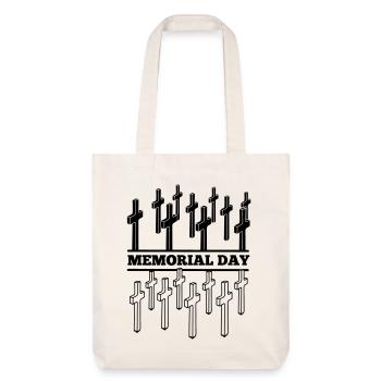 Jour du Souvenir 2024 3 - Tote bag épais recyclé Stanley/Stella - blanc cassé - Devant