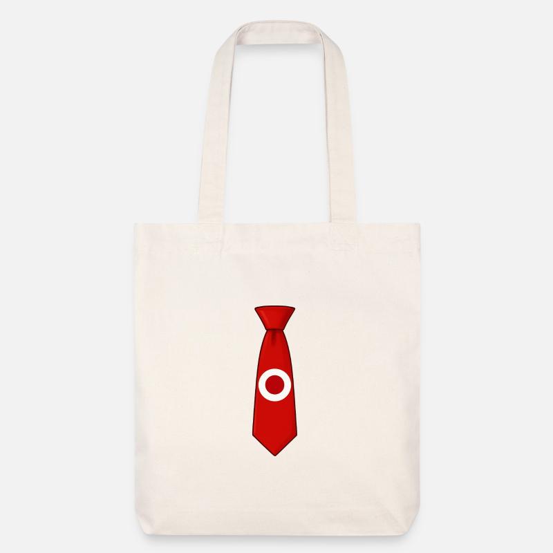 Cravate japonaise – Conception du drapeau - Tote bag épais recyclé Stanley/Stella - blanc cassé