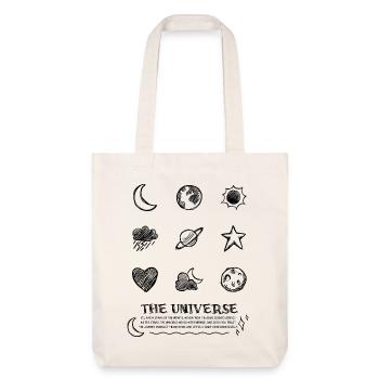 Universe Design - Stanley/Stella Heavyweight Recycled Tote Bag - natural white - Front