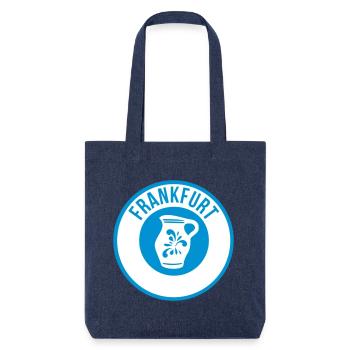 Frankfurt - Bembel - Stanley/Stella Heavyweight Recycled Tote Bag - melange blue - Front