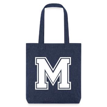 m - Stanley/Stella Heavyweight Recycled Tote Bag - melange blue - Front