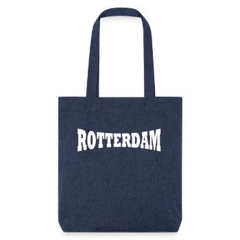Rotterdam logo - Tote bag épais recyclé Stanley/Stella - mélange bleu - Devant